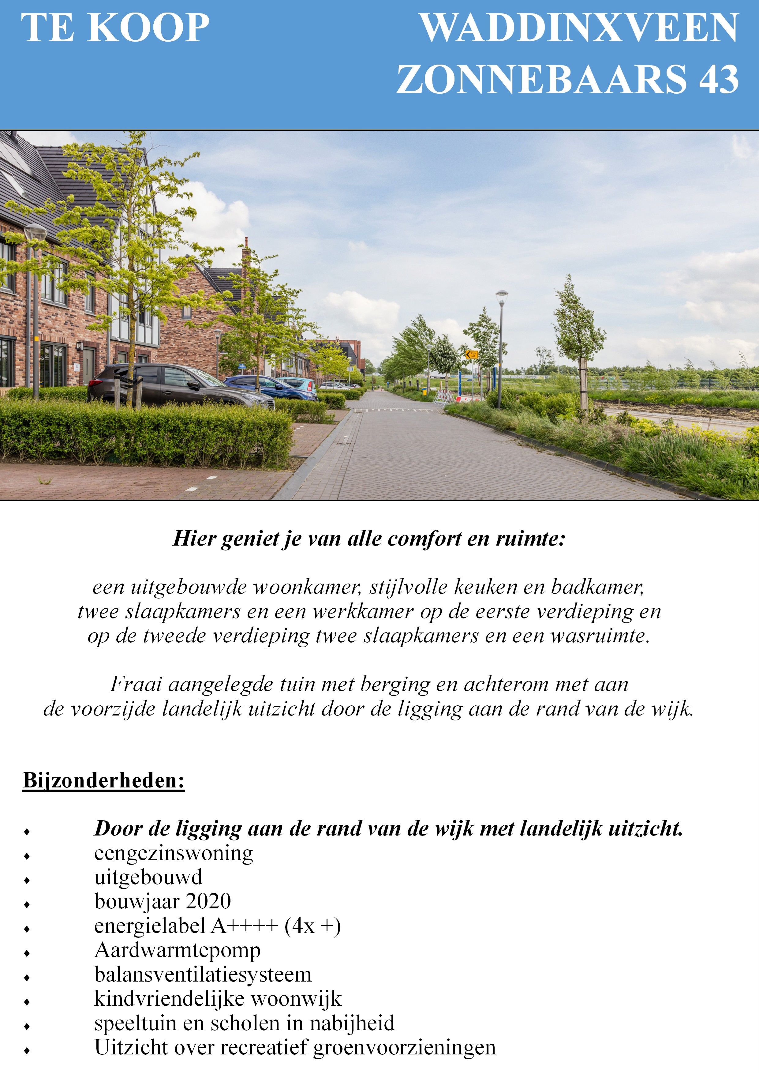 Zonnebaars 43 Waddinxveen